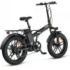 MOSSO IGNERA-RR ELEKTRİKLİ KATLANIR BİSİKLET 420H HD 20 JANT 7 VİTES MAT SİYAH LIME