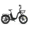 MOSSO RIVIERA-RR ELEKTRİKLİ BİSİKLET 420H MD 20 JANT 7 VİTES MAT SİYAH KIRMIZI