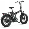MOSSO VALTHERA-RR ELEKTRİKLİ KATLANIR BİSİKLET 420H MD 20 JANT 7 VİTES MAT SİYAH GÜMÜŞ