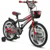 ÜMİT 1602 TREND-Y-BMX-SEPET-V-ERKEK ÇOCUK BİSİKLETİ 16 JANT SİYAH KIRMIZI