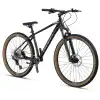 MOSSO BLACK EDITION-27 DEORE ERKEK DAĞ BİSİKLETİ 457H HD 27.5 JANT 12 VİTES MAT SİYAH CHROME