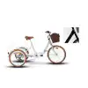 CARRARO CARAVAN KARGO KATLANIR ŞEHİR BİSİKLETİ 410H V 24 JANT 6 VİTES SİYAH KAHVERENGİ