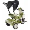 BABYHOPE 127 LITTLE PANDA ÜÇ TEKER KONTROLLÜ BEBEK BİSİKLETİ YEŞİL BEJ
