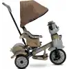 BABYHOPE 127 LITTLE PANDA LÜKS ÜÇ TEKER KONTROLLÜ BEBEK BİSİKLETİ KAHVE