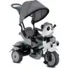BABYHOPE 127 LITTLE PANDA LÜKS ÜÇ TEKER KONTROLLÜ BEBEK BİSİKLETİ GRİ
