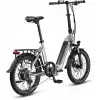 MOSSO KRONOS ELEKTRİKLİ KATLANIR BİSİKLET 390H HYD 20 JANT 7 VİTES SİLVER