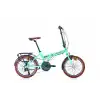 CARRARO FLEXI 121 KATLANIR BİSİKLET 350H V 20 JANT 21 VİTES MAT TURKUAZ SİYAH BAKIR
