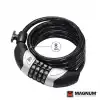 MAGNUM BİSİKLET ŞİFRELİ KİLİT HALAT 8X1800 4B 3112 KLT-203