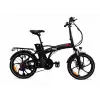 TORC TRC 8  ELEKTRİKLİ KATLANIR BİSİKLET 420H MD 20 JANT 7 VİTES SİYAH KIRMIZI