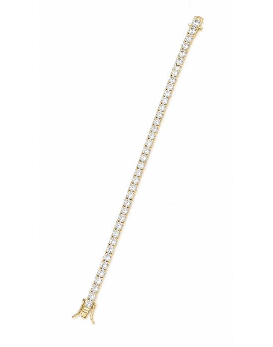 4mm Su Yolu Gold Bileklik(18cm)