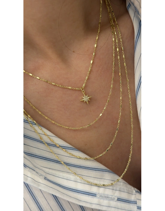 Yıldız Figür 4’lü Kolye(40-45-47-52cm)