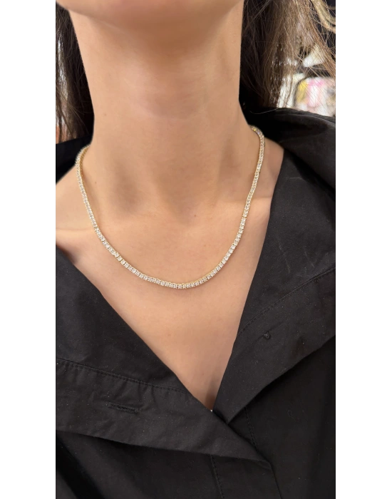 Döküm Su Yolu Kolye 2 mm (45 cm)Gold