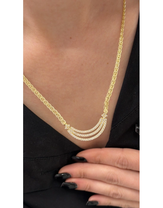 Özel Seri Gökkuşağı Kolye(46cm)