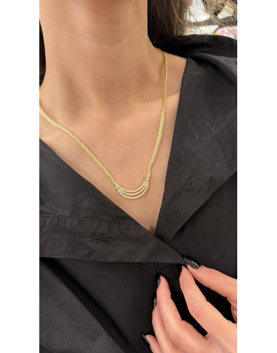 Özel Seri Gökkuşağı Kolye(46cm)