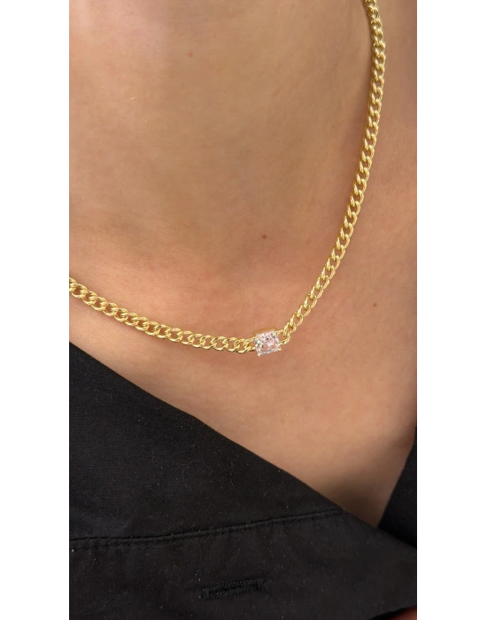 Tektaş Zincir Kolye(39cm)