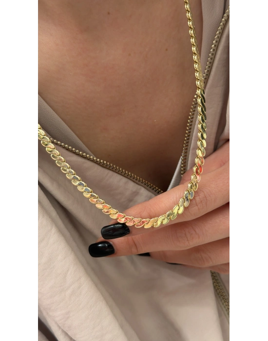 Kalın S Zincir Kolye(60cm)