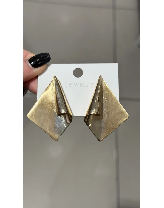 Düz Kâğıt Model Plaka Büyük Küpe