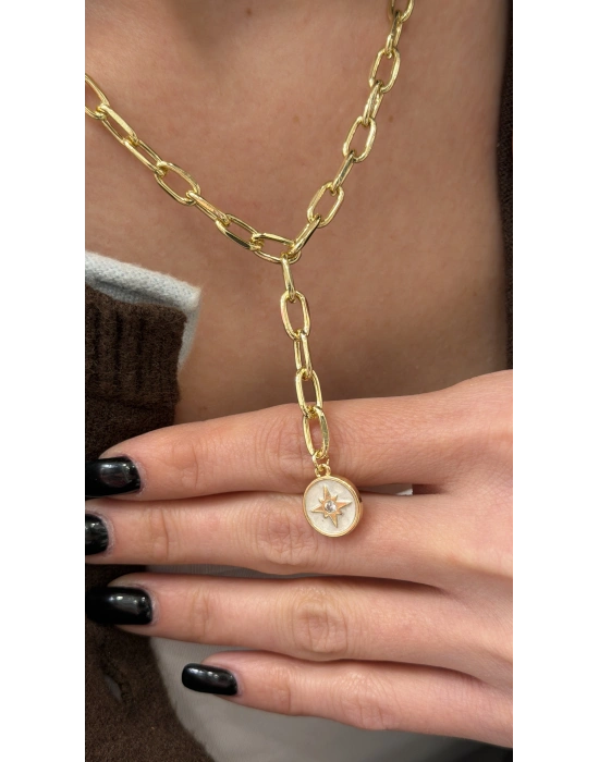 Ataç Zincir Mineli CETAŞ Kolye(42cm)