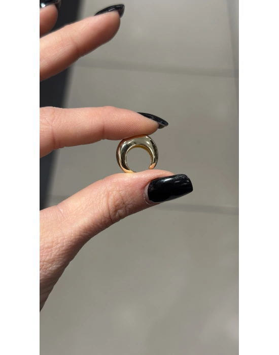 2’li Görünüm Metal Kıkırdak Küpe