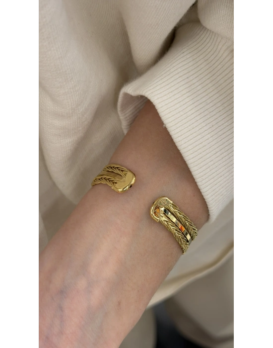 Hasır Örme Düz Plaka Detay Kelepçe