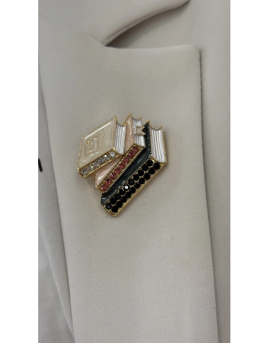 Kitap Figürlü Broş