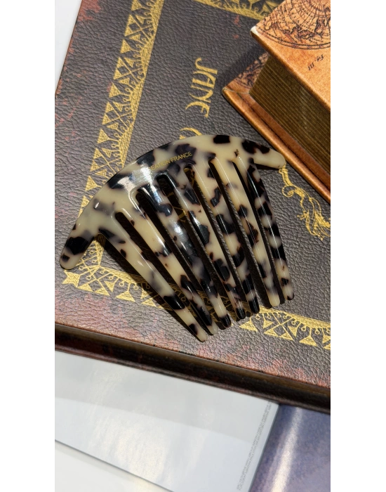 Kemik Tarak Topuz Tokası Açık Renk