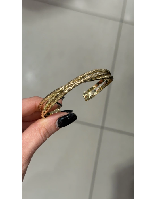 3 Sıra Tek Örgü Kelepçe