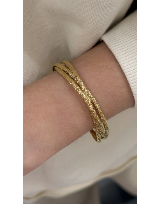 3 Sıra Tek Örgü Kelepçe