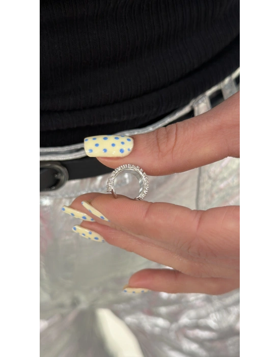 Dövme Plaka Sıra Taş İşleme Kıkırdak Küpe