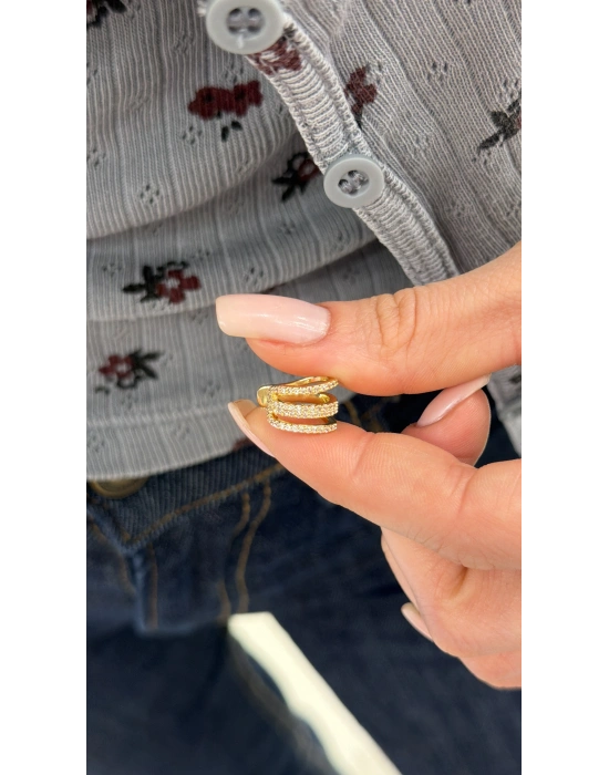 3 Sıra Kıkırdak Küpe