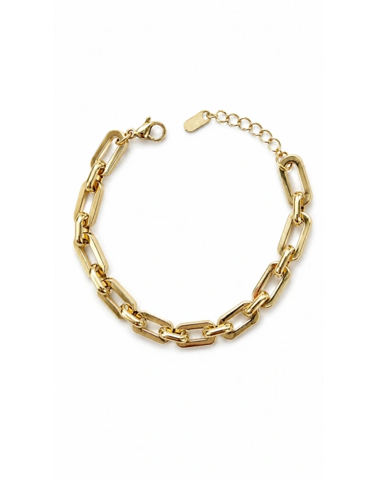 Ataç Zincir Gold Kadın Bileklik(16cm -uzatma dahil 20 cm)