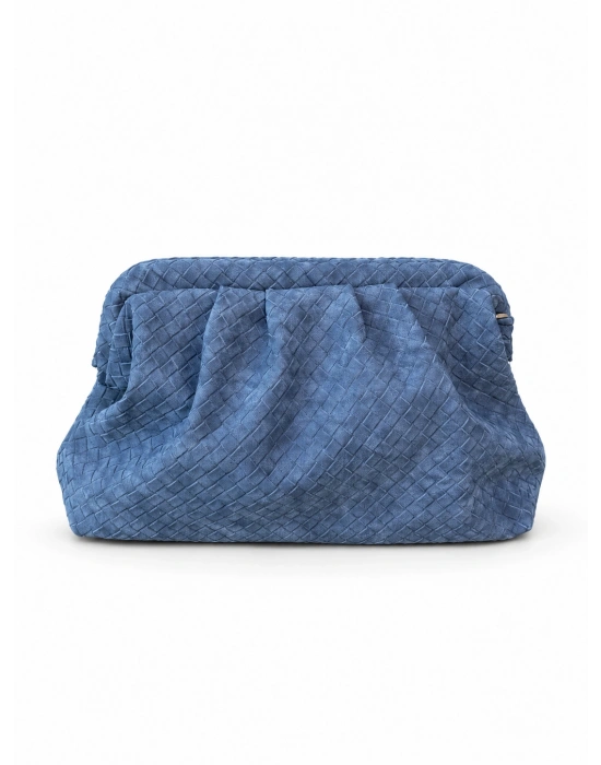 Bottega Çanta Lacivert Süet