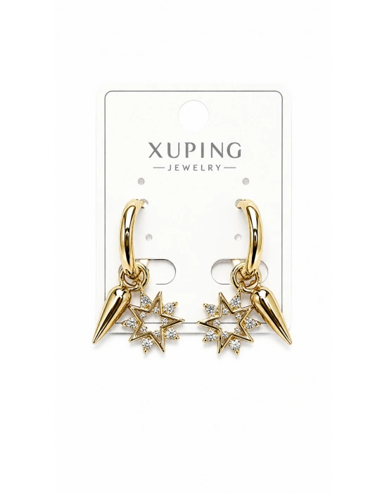 Charmlı Gold Küpe