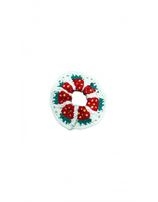 Çilek Motif Simit Toka