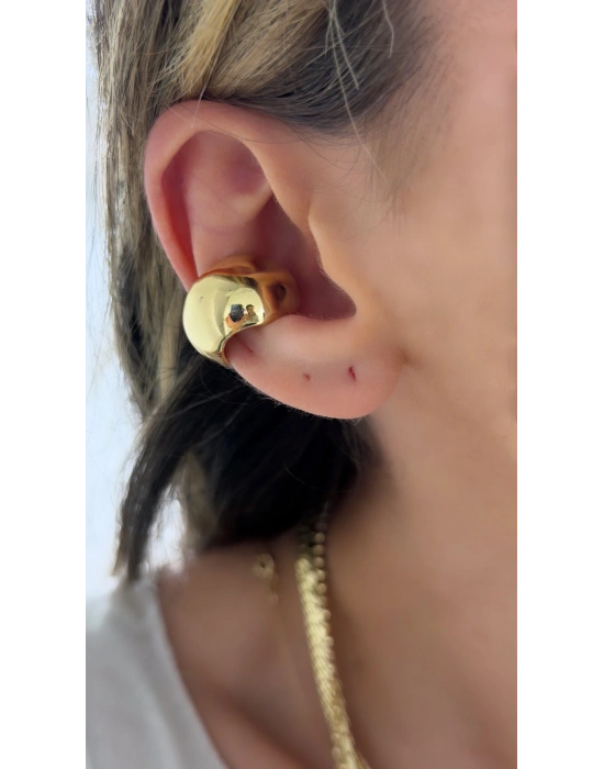 Düz Metal Plaka Deliksiz Kıkırdak Küpe