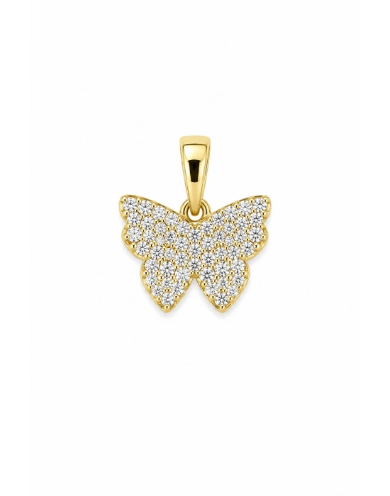 Gold Kelebek Kolye Ucu