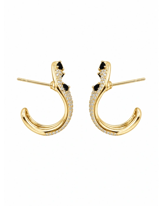 Gold Yılan Küpe