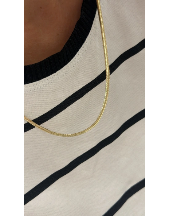 Gold Yılan Zincir Kolye(60cm)