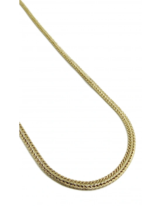 Hasır Örme Zincir Kolye(54cm)