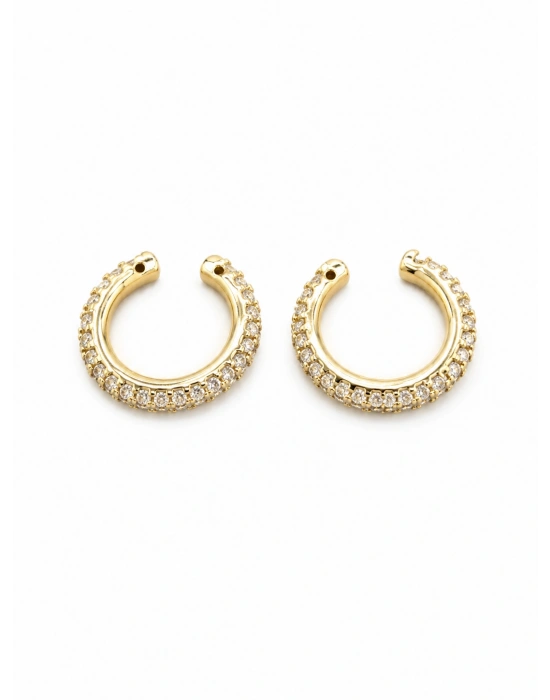 İkili Gold Kıkırdak Küpe