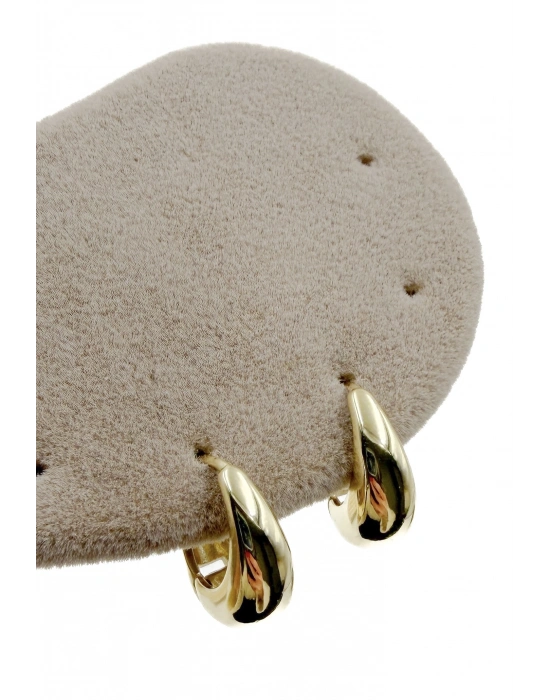 Kalın Bombe Küçük Halka Küpe