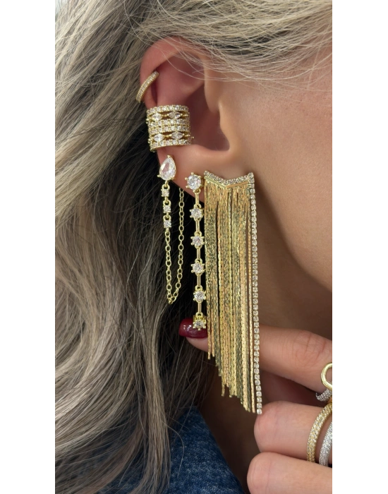 Kalın Gold Tasarım Ear Cuff