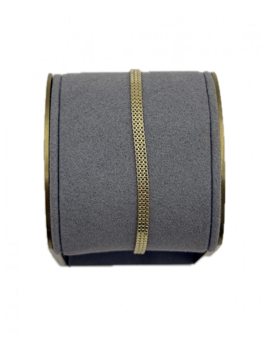 Kare Örme Zincir Üç Sıra Bileklik (16cm)