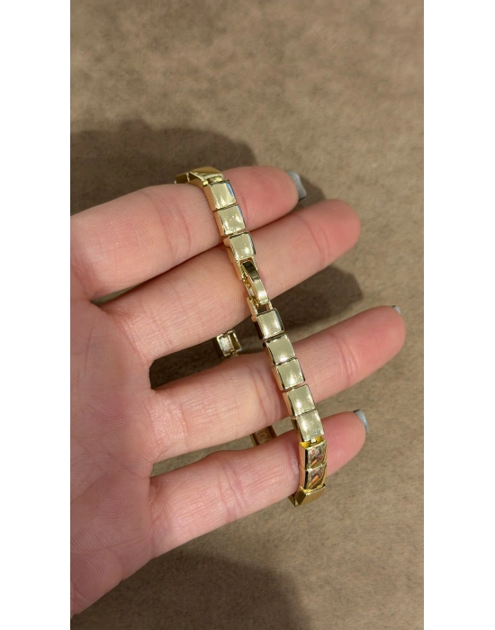 Kare Plaka Bileklik (18cm)