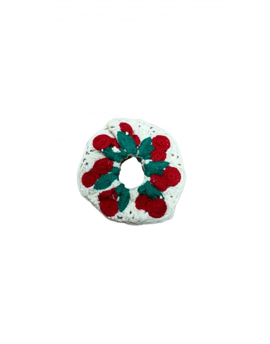 Kiraz Motif Simit Toka