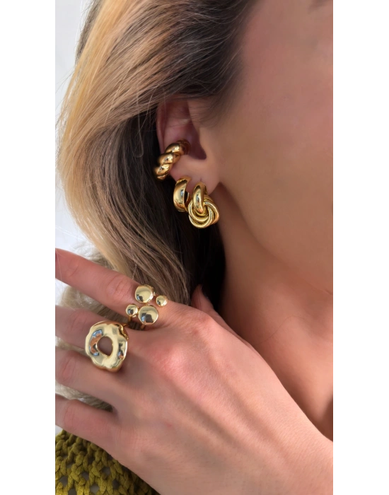 Küçük Metal Burgu Küpe