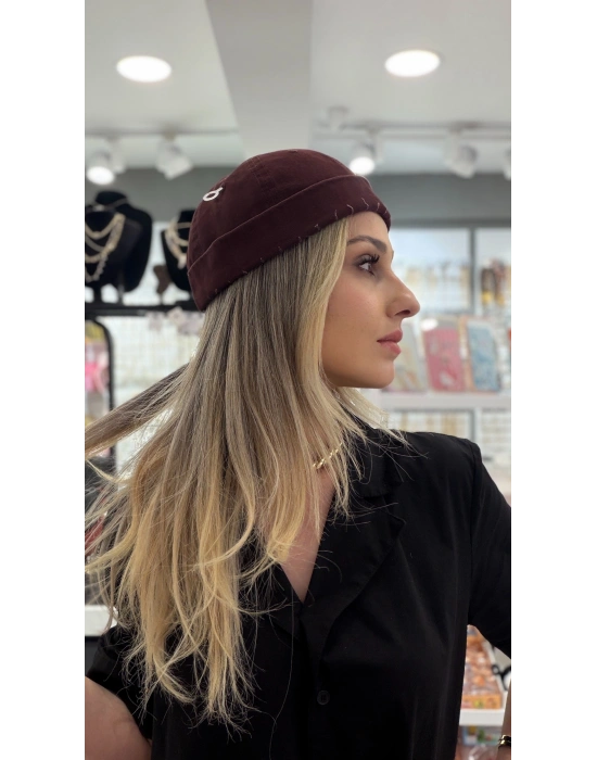 Külah Docker Şapka Bordo