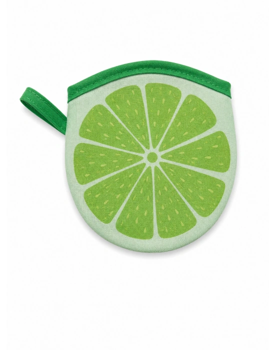 Lime Desen Katlanabilir Yelpaze