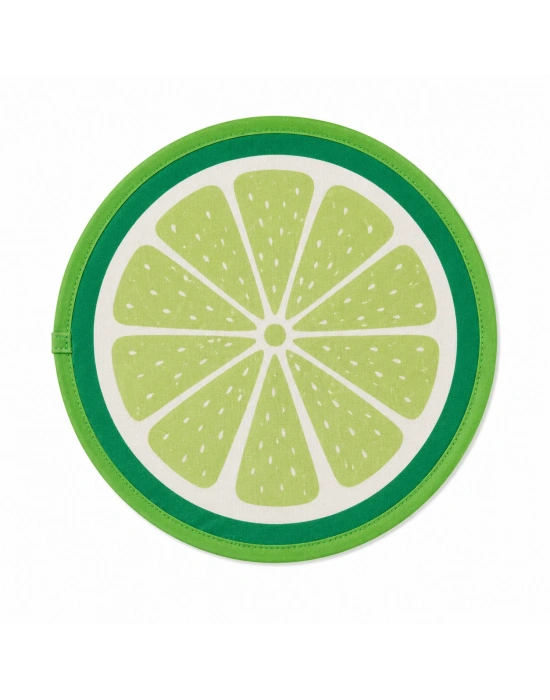 Lime Desen Yelpaze