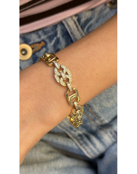 Marka Model Gold Geçmeli Bileklik